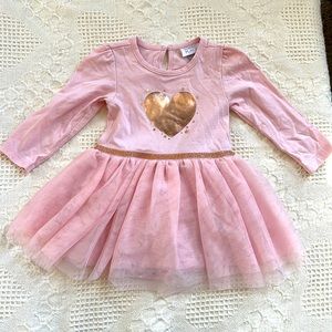 Toddler dress onesie with two pairs of leggings - one regular, one fleece lined